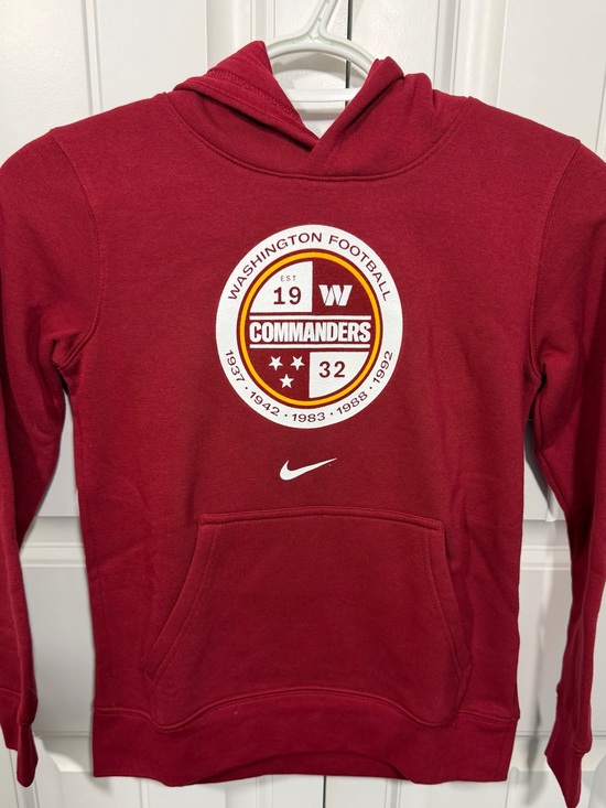 Nike Other - NWT Nike Washington Commanders Youth Small NFL Hoodie Burgundy